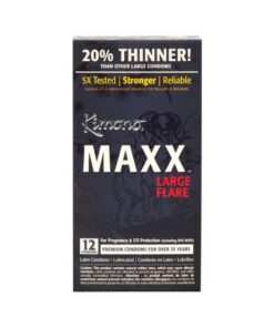 Kimono Maxx Large Flare Condoms 12 Pack