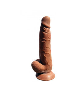 Latin Lover Guapo 9 Inches Dildo - Brown
