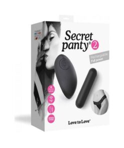 Love To Love Secret Panty 2 Black Onyx