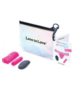 Love To Love Secret Panty 2 Neon Pink (gift Bag Packaging)