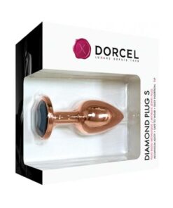 Dorcel Aluminium Bejeweled Diamond Plug - Rose Gold Small