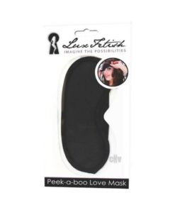 Lux F Peek A Boo Love Mask Black