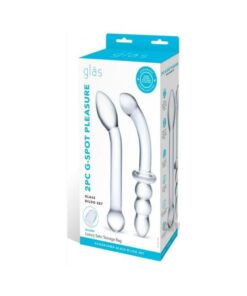 Glas 2-piece G-spot Pleasure Glass Dildo Set