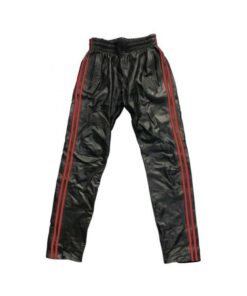 Prowler Red Leather Joggers Red Xl