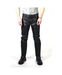 Prowler Red Leather Jeans Blk 29