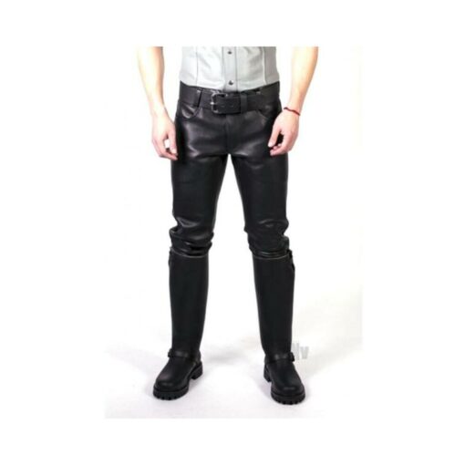 Prowler Red Leather Jeans Blk 33