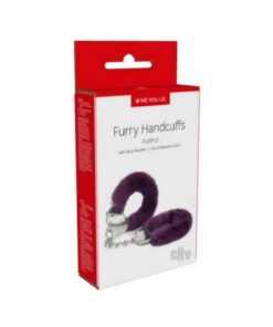 Myu Furry Handcuffs Purple