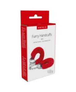 Myu Furry Handcuffs Red