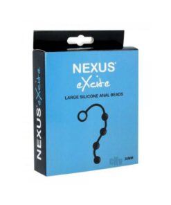 Nexus Excite Anal Beads Silicone Large Black