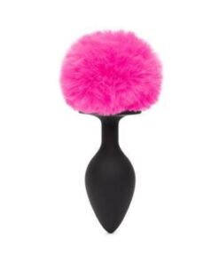 Happy Rabbit Non-vibrating Butt Plug Large Black/pink