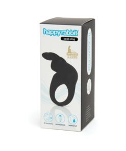 Happy Rabbit Rechargeable Cock Ring Black
