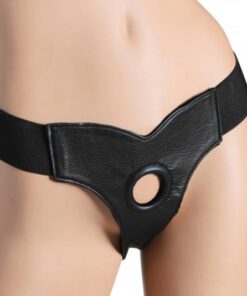Bella Velvet Lined Elastic Strap On Harness