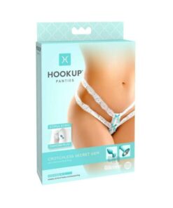 Hookup Crotchless Secret Gem White Fits Size S-l