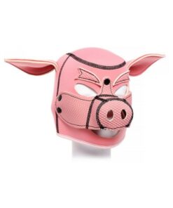 Ple'sur Neoprene Pig Mask Hood Pink