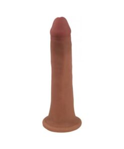 Easy Riders 8" Slim Bioskin Dildo Caramel