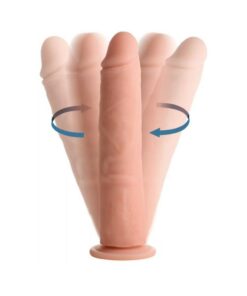 Big Shot Twirl/vibe Dildo 9 Vanilla