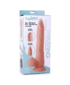 Easy Riders 8 Thrusting Dildo With Balls Light