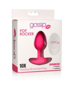 Gossip Pop Rocker 10-function Rechargeable Butt Plug Magenta