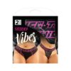Vibes Thicc Buddy Pack 2 Pc. Athletic Mesh Boyfriend Brief & Lace Thong Qs Black/pink