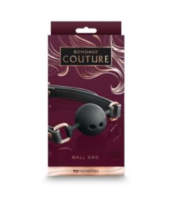 Bondage Couture Ball Gag Black