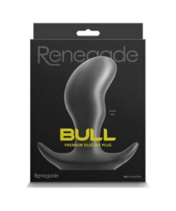 Renegade Bull Anal Plug Black Medium