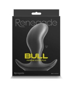Renegade Bull Anal Plug Black Large