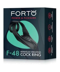 Forto F-48 Perineum Double C-ring - Black