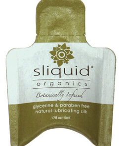 Sliquid organics silk lubricant - .17 oz pillow