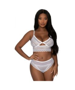 Magic Silk Modern Romance Braltt & Hipster White S/m