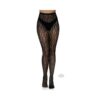 Leopard Net Tights Os Black