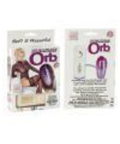 Pleasure Orb Vibrating Egg With Removable Soft Sleeve Multispeed Remote 2.75 Inch Purple