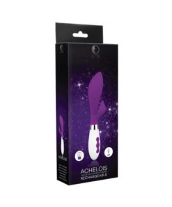 Luna Achelois Rechargeable Dual Stimulator - Purple
