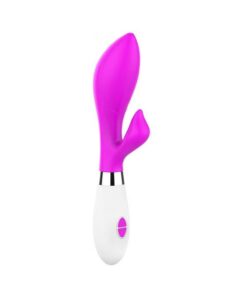 Luna Neon Achelois Ultra-soft Silicone Dual Stimulator Fuchsia