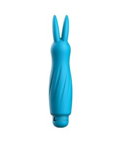 Luminous Sofia Abs Bullet With Silicone Sleeve 10 Speeds Turquoise