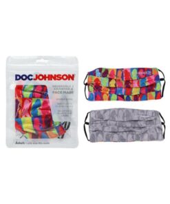 Dj Reversible & Adjustable Face Mask Main Squeeze Pattern