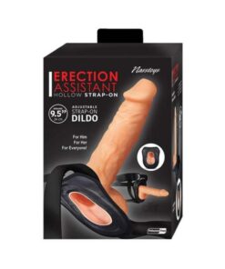Erection Assistant Hollow Strap-on 9.5 In. White