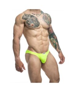 Malebasics Justin + Simon Classic Bikini Neon Green L