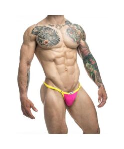 Malebasics Justin + Simon Bikini One Hot Pink O/s