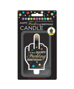 Happy Fn Birthday Fu Finger Candle