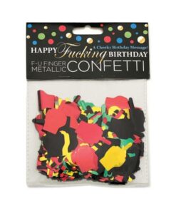 Happy Fucking Birthday Fu Finger Confetti