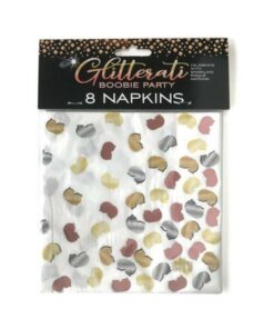 Glitterati Boobie Party Napkins