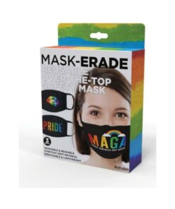 Maskerade Masks - Pride/gay Again/rainbow Kiss - 3-pack