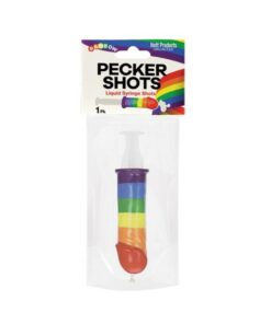 Pecker Shot Syringe - Rainbow