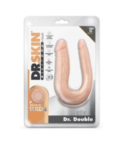 Dr. Skin Dr. Double Double Dong Silicone 12 In. Vanilla