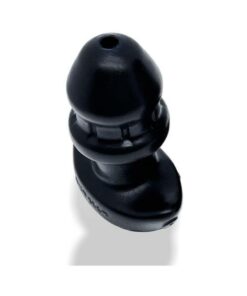 Oxballs Drain-o Flow-thru Buttplug Silicone Small Black