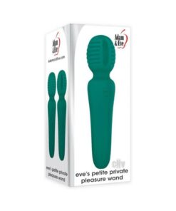 A&e Eve's Petite Private Pleasure Wand Silicon Rechargeable Green