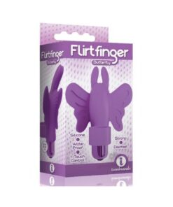 The 9's Flirt Finger Butterfly Finger Vibrator Purple