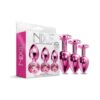 Nixie Metal Butt Plugtrainerset 3-piece Pink Metallic