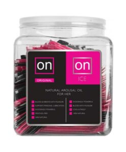 On For Her Arousal Gel Single Use Original & Ice Tub Of 75