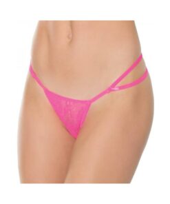 Adjustable G-string Pink Os Hanging